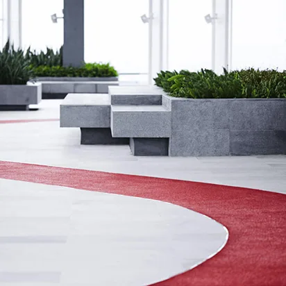 JOGGING TRACK AND ROOF GARDEN